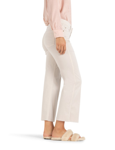 Pantalón beige de pana para mujer - Cambio